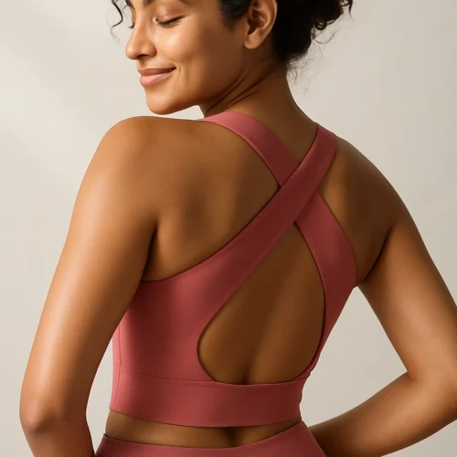 Crossback Bra - Mauve